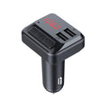 C6 MP3 Modulator Hands-free Wireless Audio Receiver 3.1A Dual USB Fast Charger FM Transmitter Car Kit, C6 C6