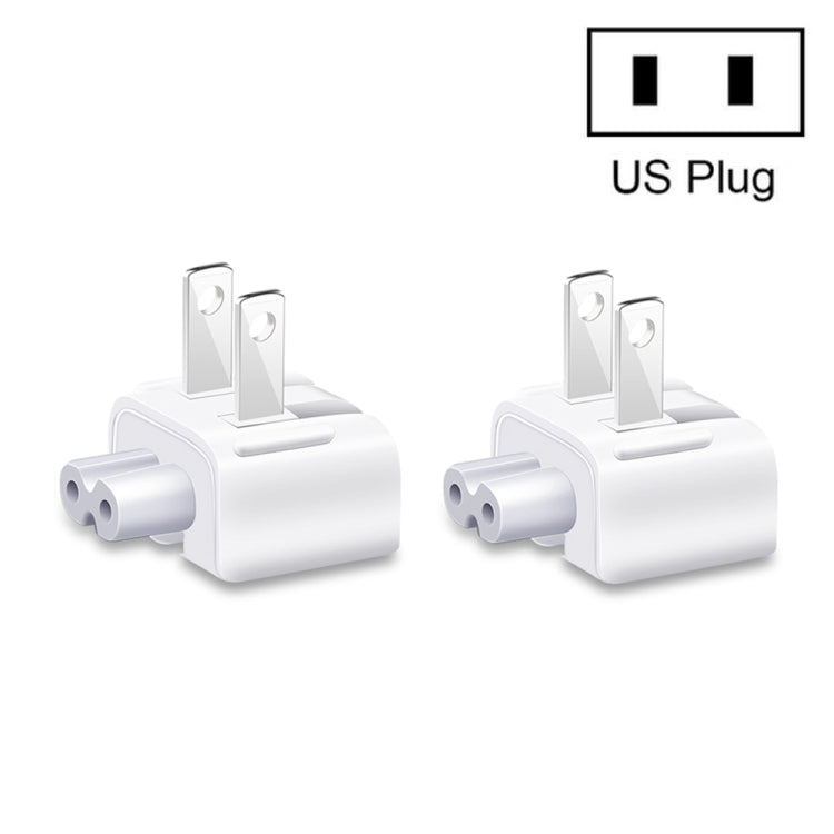 2 PCS XJ01 Power Adapter for iPad 10W 12W Charger & MacBook Series Charger, US Plug, US Plug US Plug
