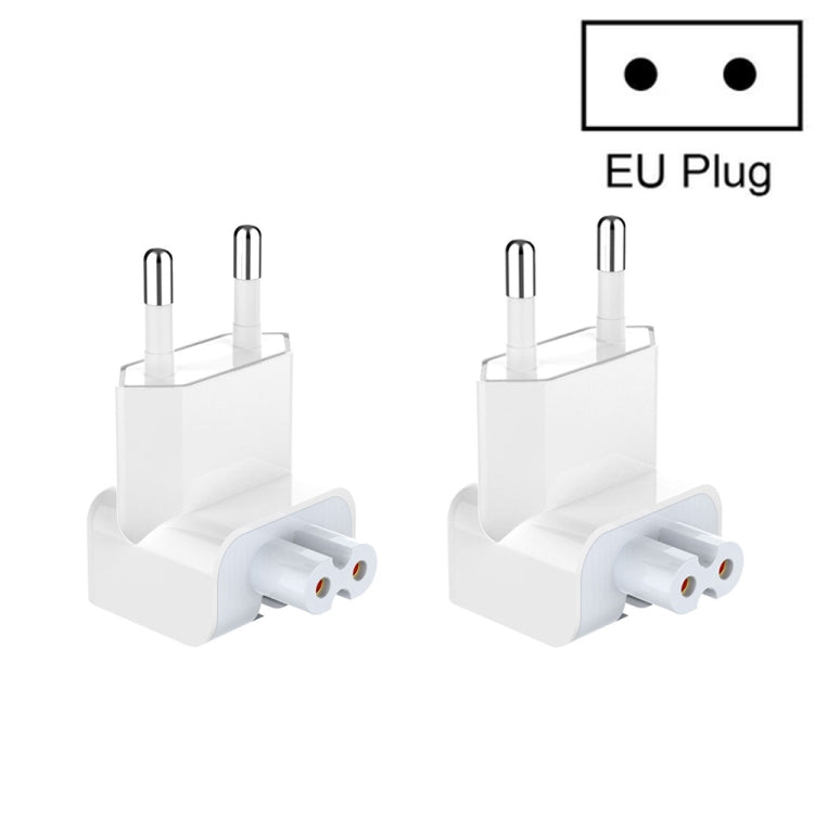 2 PCS XJ01 Power Adapter for iPad 10W 12W Charger & MacBook Series Charger, EU Plug, EU Plug EU Plug