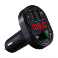 X1 Car Handsfree Kit FM Transmitter Wireless Audio Receiver MP3 Player Dual USB Fast Charger, X1 X1
