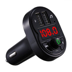 X1 Car Handsfree Kit FM Transmitter Wireless Audio Receiver MP3 Player Dual USB Fast Charger, X1 X1