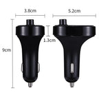 X1 Car Handsfree Kit FM Transmitter Wireless Audio Receiver MP3 Player Dual USB Fast Charger, X1