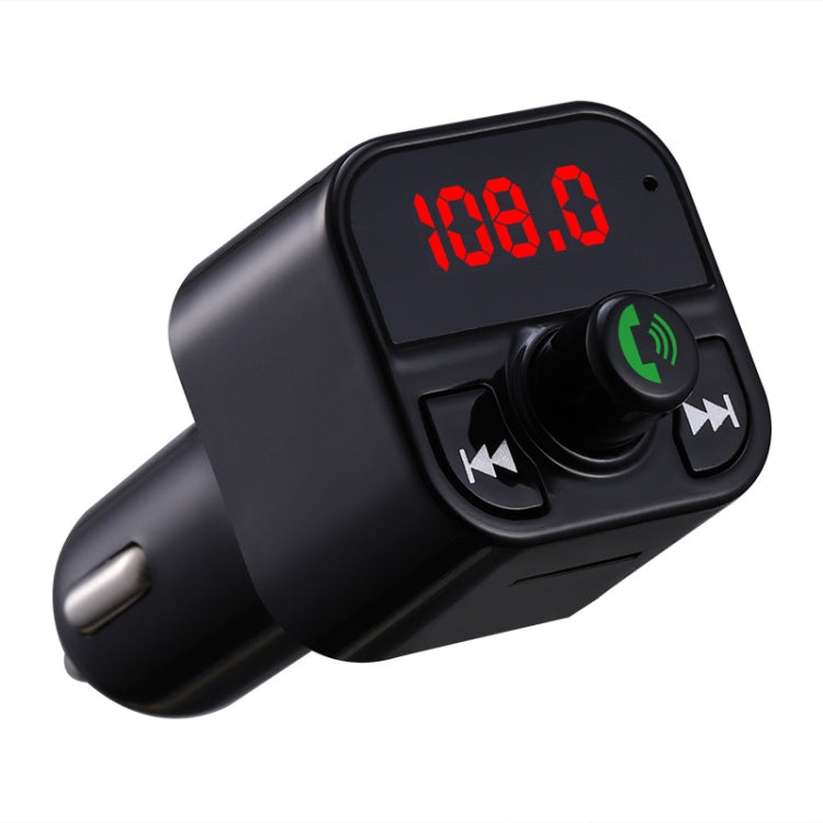 X5 Handsfree Car Kit FM Transmitter Wireless Audio Receiver Auto MP3 Player Dual USB Fast Charger, X5 X5