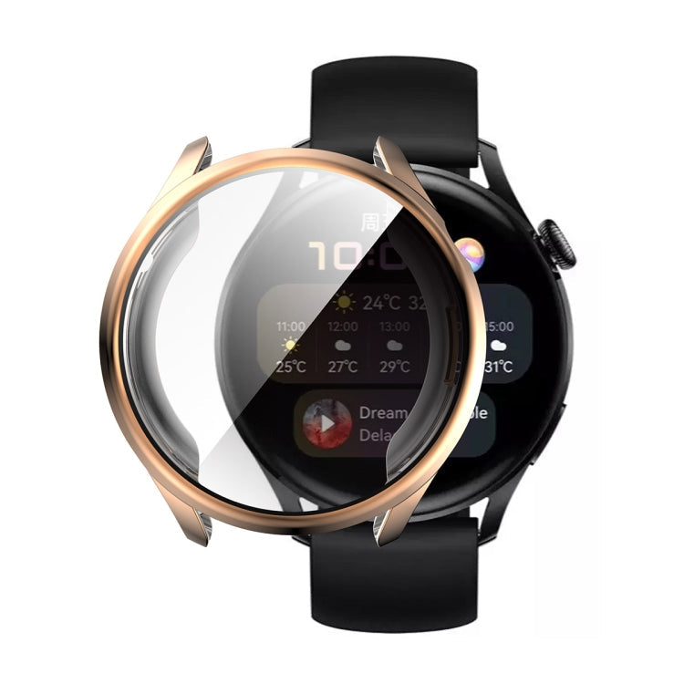 For Huawei Watch 3 46mm ENKAY Hat-Prince Full Coverage Transparent Soft Case TPU HD Clear Cover – TPU Rose Gold