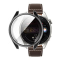 For Huawei Watch 3 Pro 48mm ENKAY Hat-Prince Full Coverage Transparent Soft Case TPU HD Clear Cover Black