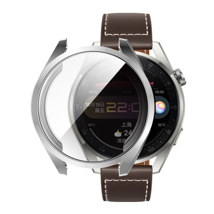 For Huawei Watch 3 Pro 48mm ENKAY Hat-Prince Full Coverage Transparent Soft Case TPU HD Clear Cover – TPU Silver