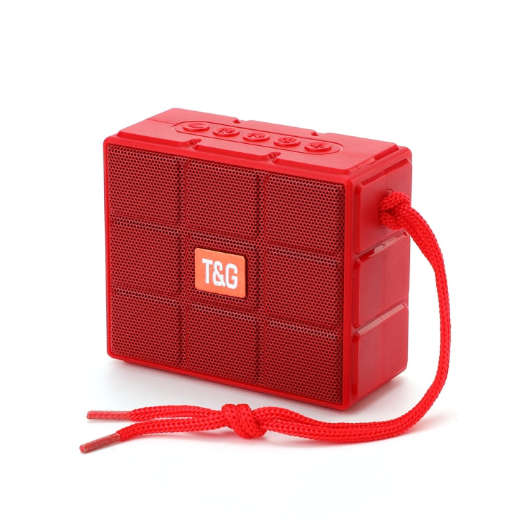 TG311 Bluetooth Speaker – LED Flashlight Portable Bluetooth Speaker, Support TF Card / FM / 3.5mm... Red