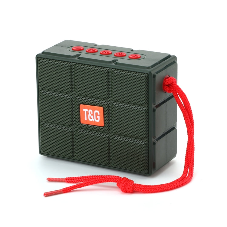 TG311 Bluetooth Speaker – LED Flashlight Portable Bluetooth Speaker, Support TF Card / FM / 3.5mm... Green