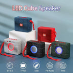 TG311 Bluetooth Speaker – LED Flashlight Portable Bluetooth Speaker, Support TF Card / FM / 3.5mm...
