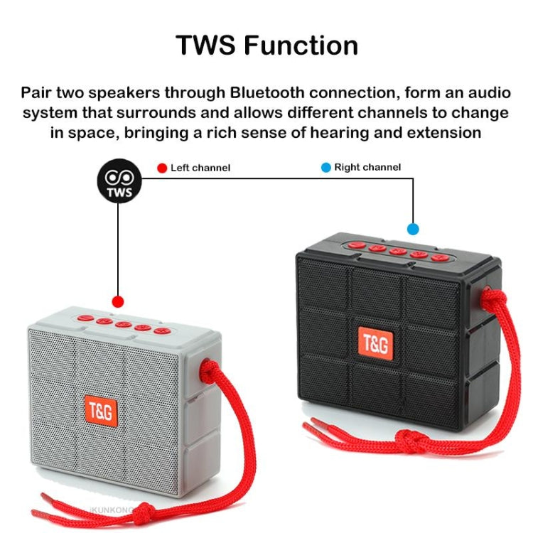 TG311 Bluetooth Speaker – LED Flashlight Portable Bluetooth Speaker, Support TF Card / FM / 3.5mm...