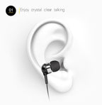 F980 CSR4.1 Retractable Cable Caller Vibration Reminder Anti-theft Bluetooth Headset, White