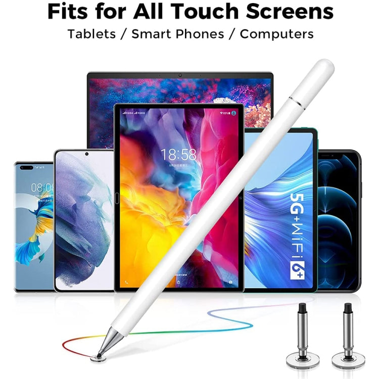 AT-23 High-precision Touch Screen Pen Stylus with 2 Pen Tip, AT-23 with 2 Pen Tip – Magnetic, Aluminum Alloy