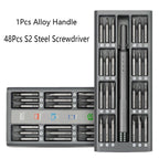 A49 49 in 1 High Quality Screwdriver Set Mobile Computer Disassembly and Maintenance Tools, 49 in 1 – Magnetic, Aluminum Alloy