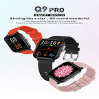 Q9pro Smart Watch – 1.7" Screen, IP68 Waterproof, Blood Pressure Monitoring