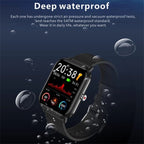Q9pro Smart Watch – 1.7" Screen, IP68 Waterproof, Blood Pressure Monitoring