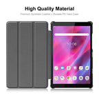 ENKAY Custer Texture Horizontal Flip PU+PC Leather Case with Three-folding Holder – Flip, Leather, For Lenovo Tab M8 1/2/3