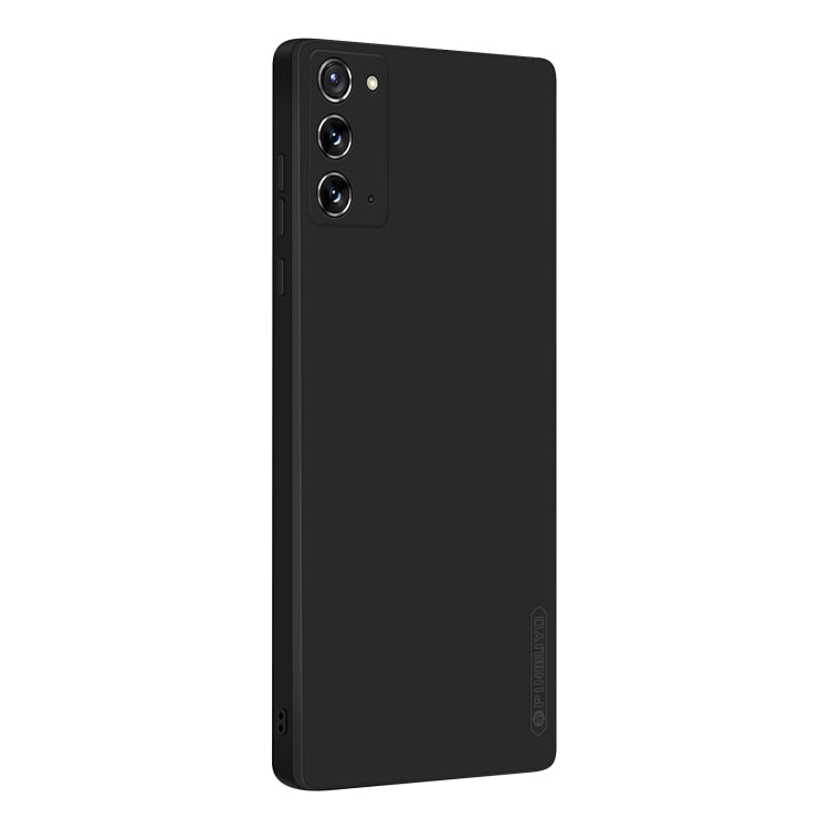 PINWUYO Touching Series Liquid Silicone TPU Shockproof Case, For Samsung Galaxy Note20, For Samsung Galaxy Note20 Ultra For Samsung Galaxy Note20 Black
