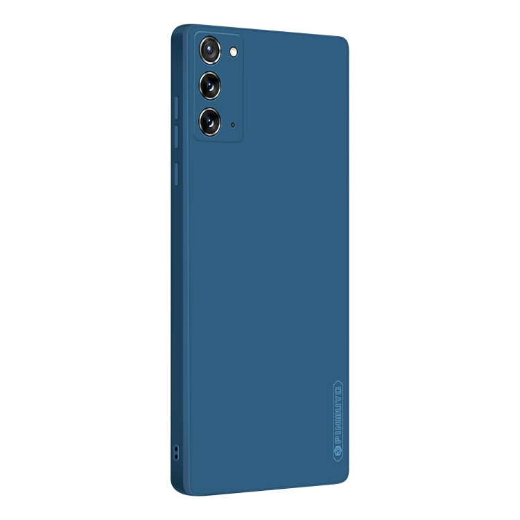 PINWUYO Touching Series Liquid Silicone TPU Shockproof Case – Shockproof, TPU, For Samsung Galaxy Note20, For Samsung Galaxy Note20 Ultra For Samsung Galaxy Note20 Blue
