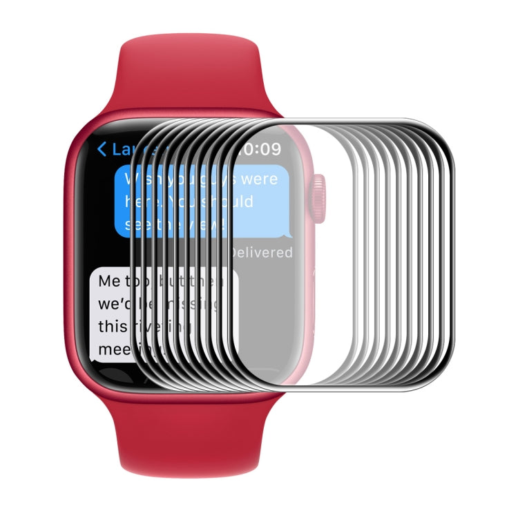 ENKAY Hat-Prince 3D Full Coverage Soft PC Edge + PMMA HD Screen Protector Film For Apple Watch Series 9 / 8 / 7 45mm, 1 PCS, 2 PCS, 5 PCS, 10 PCS 10 PCS
