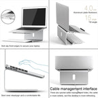 AP-2 Aluminum Alloy 360 Degrees Rotation Adjustable Laptop Stand for 11-17 inch Notebook, AP-2 – Aluminum Alloy