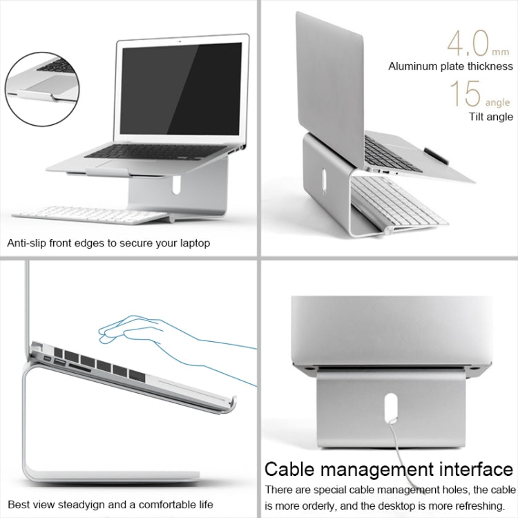 AP-2 Aluminum Alloy 360 Degrees Rotation Adjustable Laptop Stand for 11-17 inch Notebook, AP-2 – Aluminum Alloy