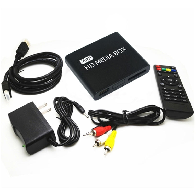 X9 Mini HD HDD Multimedia Player 4K Video Loop USB External Media Player AD Player, US Plug, EU Plug – 4K