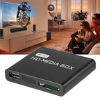 X9 Mini HD HDD Multimedia Player 4K Video Loop USB External Media Player AD Player, US Plug, EU Plug – 4K