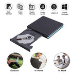 Universal Optical Drive Type-C USB 3.0 External DVD/CD/VCD Burner RW SVCD Drive Player, Universal Optical Drive – Durable Build, Easy to Use