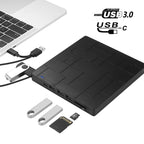 External RW DVD Recorder with Optical Drive – Ultra-thin, Plug-and-play Default Title