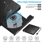 External USB 3.0 Portable DVD RW Reader Optical Drive Reader – Durable Build, Easy to Use