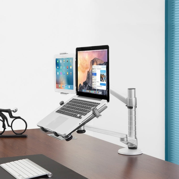 OA-9X Adjustable Height Rotating Stand for 10-16 Inch Notebook and 4.7-12.9 Inch Tablet PC – Aluminum Alloy