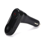 C8 Car Wireless FM Transmitter Modulator Bluetooth Charger Kit AUX Hands Free Mini MP3 Music Player, C8