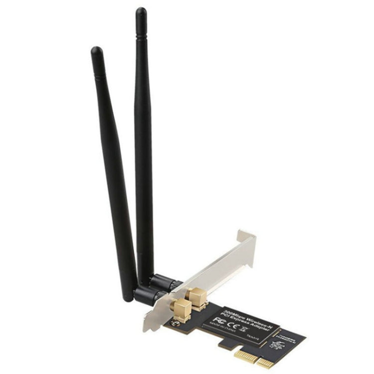 300M Dual Frequency PCI-E Wireless Network Card – Durable Build, Easy to Use Default Title
