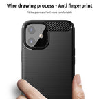 MOF Gentleness Series Brushed Texture Carbon Fiber Soft TPU Case, For iPhone 12 mini, For iPhone 12 / 12 Pro, For iPhone 12 Pro Max, For iPhone?12 / 12 Pro
