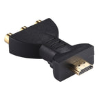 Gold-plated HDMI Male to 3 RGB RCA Video Audio Adapter AV Component Converter for DVD Projector, HDMI – 4K