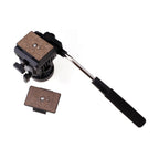 YUNTENG YT-950 Heavy Duty Tripod Action Fluid Drag Head with Quick Mount Plate, YT-950 – Durable Build, Easy to Use
