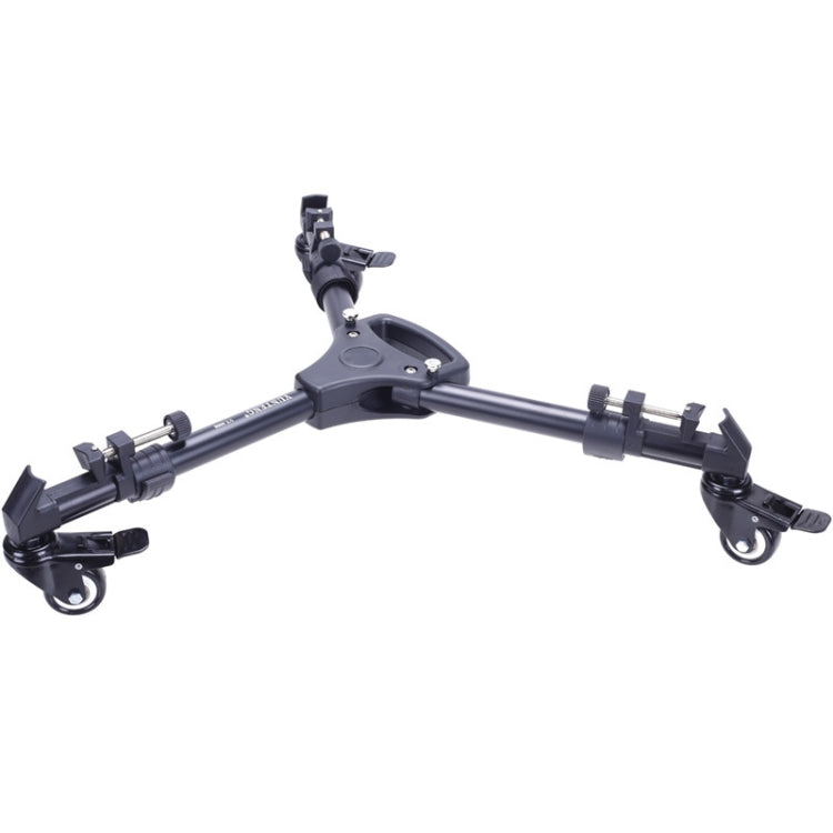 YUNTENG 900 Aluminium Alloy Camera Tripod Foot Wheel Tripod Pulley Base, Load 15KG, 900