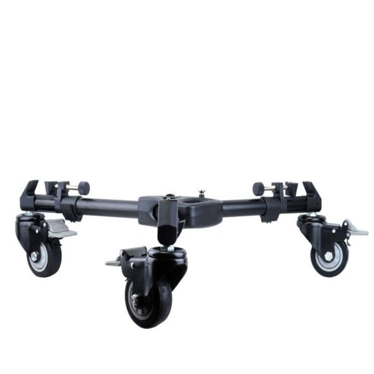 YUNTENG 901 Aluminium Alloy Camera Tripod Foot Wheel Tripod Pulley Base, Load 30KG, 901 – Durable Build, Easy to Use