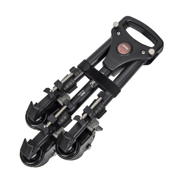 YUNTENG 901 Aluminium Alloy Camera Tripod Foot Wheel Tripod Pulley Base, Load 30KG, 901 – Durable Build, Easy to Use