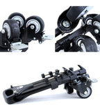 YUNTENG 901 Aluminium Alloy Camera Tripod Foot Wheel Tripod Pulley Base, Load 30KG, 901 – Durable Build, Easy to Use