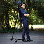 YUNTENG 901 Aluminium Alloy Camera Tripod Foot Wheel Tripod Pulley Base, Load 30KG, 901 – Durable Build, Easy to Use