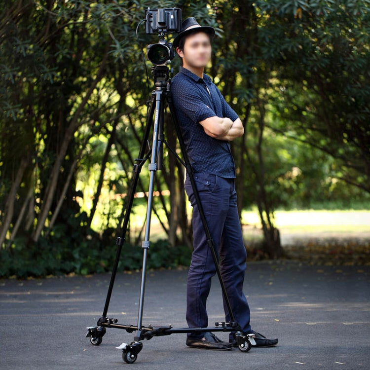 YUNTENG 901 Aluminium Alloy Camera Tripod Foot Wheel Tripod Pulley Base, Load 30KG, 901 – Durable Build, Easy to Use