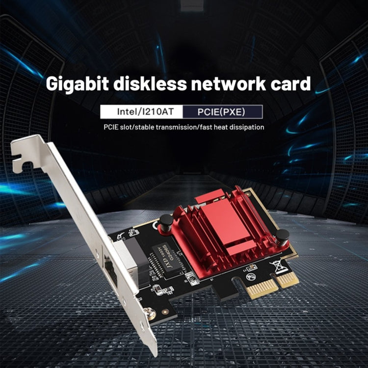 Gigabit Diskless PCIe Network Card High Speed Stable Connect Network Adapter – Durable Build, Easy to Use