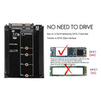 M.2 to SATA3.0 Expansion Card 22-pin Adapter 2.5-inch SSD Interface Conversion Card – Durable Build, Easy to Use