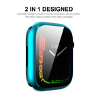 ENKAY Hat-Prince Electroplated TPU Case, For Apple Watch Series 9 / 8 / 7 41mm, For Apple Watch Series 9 / 8 / 7 45mm