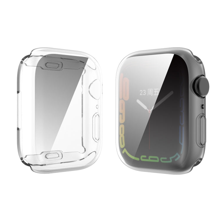 For Apple Watch Series 9 / 8 / 7 41mm ENKAY Hat-Prince Transparent TPU Case, For Apple Watch Series 9 / 8 / 7 41mm, For Apple Watch Series 8 / 7 45mm For Apple Watch Series 9 8 7 41mm