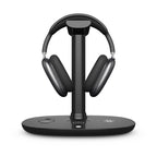 B-15A Headset – 4 in 1 Headset Holder Wireless Charger for Smart Phone & iWatch & Airpods