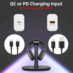 B-15A Headset – 4 in 1 Headset Holder Wireless Charger for Smart Phone & iWatch & Airpods
