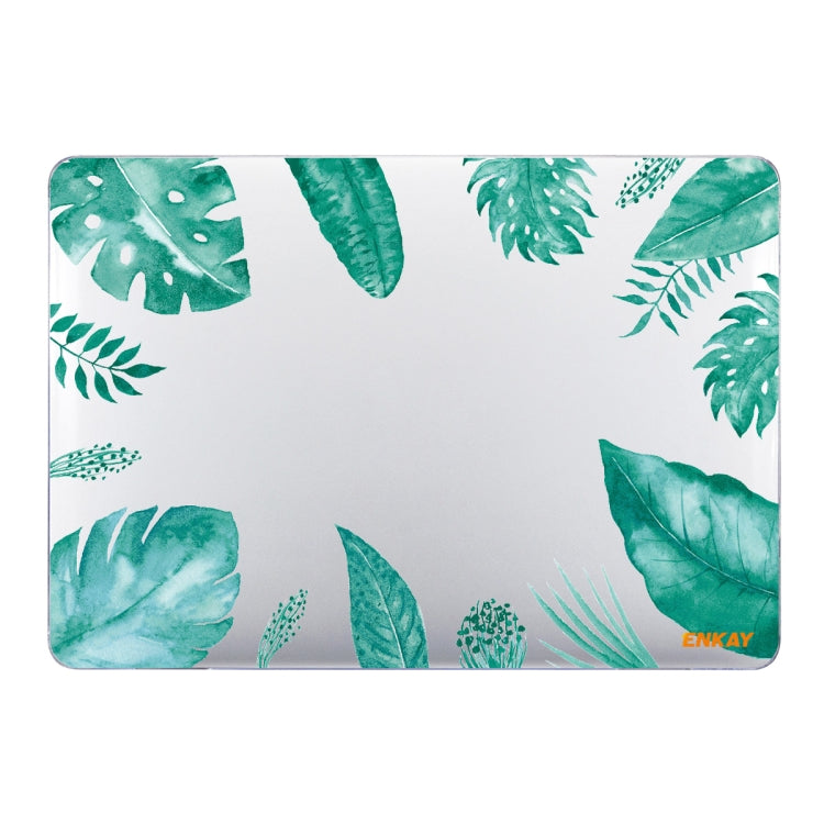 ENKAY Hat-Prince Forest Series Pattern Laotop Protective Crystal Case for MacBook Pro 13.3 inch A1706 / A1708 / A1989 / A2159, For MacBook Pro 13.3 inch A1706 / A1708 / A1989 / A2159 For MacBook Pro 13.3 inch A1706 A1708 A1989 A2159 Green Leaf Pattern