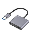 3 in 1 USB to HDMI / VGA / Audio HUB Adapter – TPU